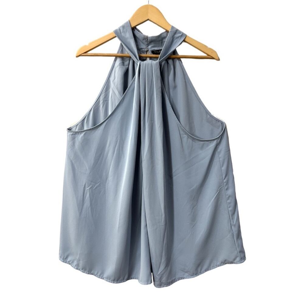 Eloquii Twist Neck Halter Top - Picture 3 of 8